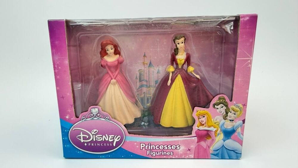 Disney Princess Ariel Belle Doll Figurines Set Beverly Hills Teddy Bear